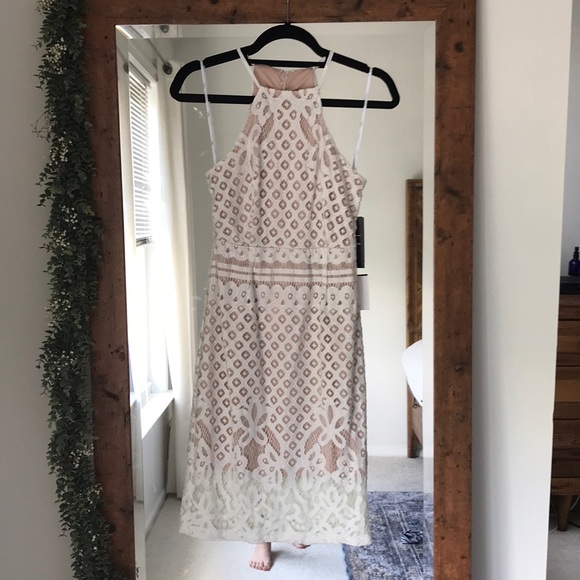 Lulus White patterned dress - Picture 1 of 4